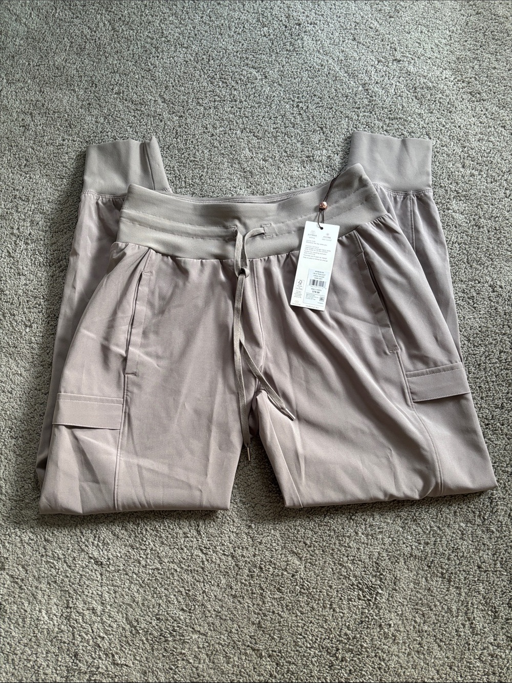CALIA by Carrie Underwood Dusty Mauve Cargo Joggers